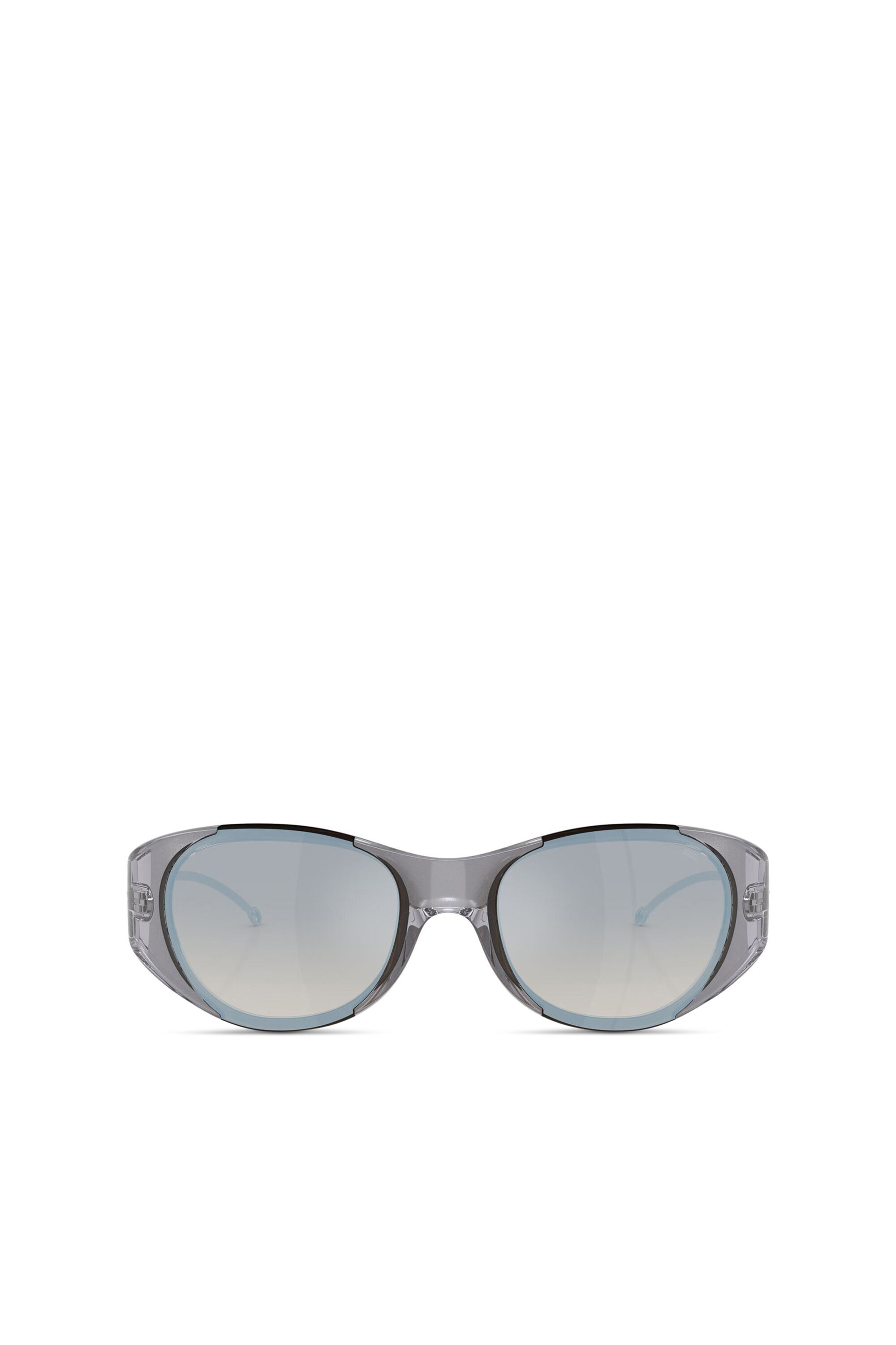 Diesel - 0DL3003, Unisex's Iconic oval sunglasses in ライトグレー - 1