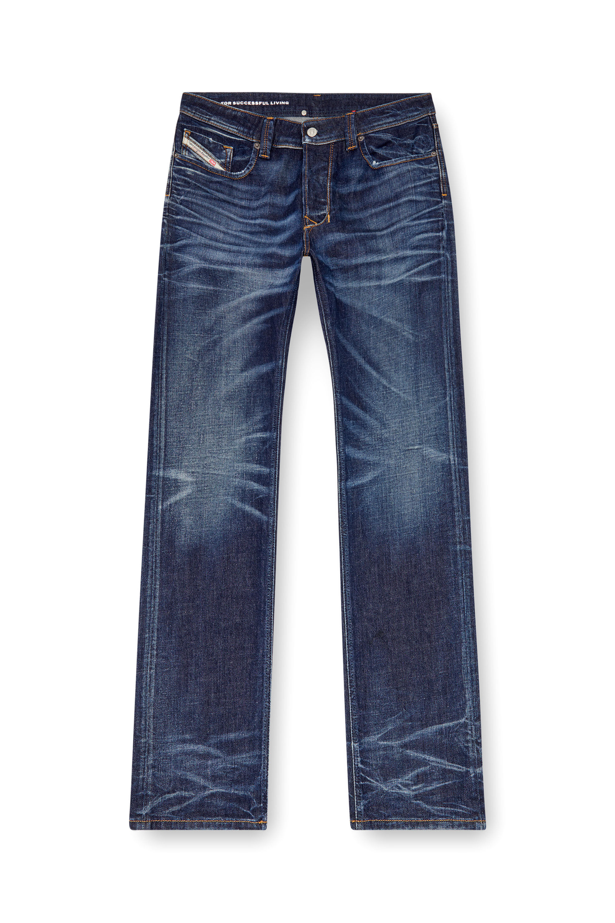 Diesel - Male's Regular Jeans 1985 Larkee 09J90, ダークブルー - 2