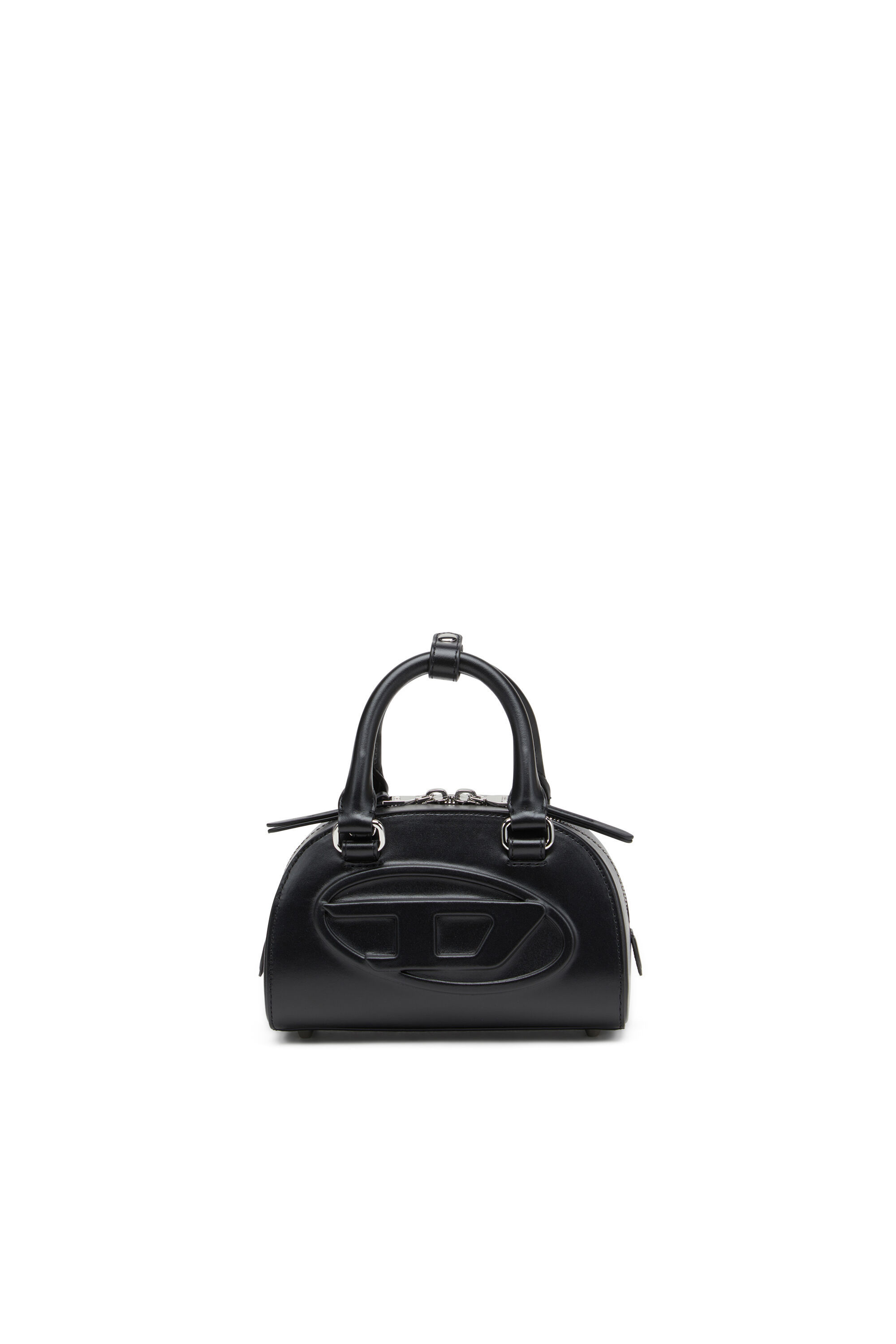 Diesel - 1DR DOME CROSSBODY, Female's Leather mini bowling bag in ブラック - 2