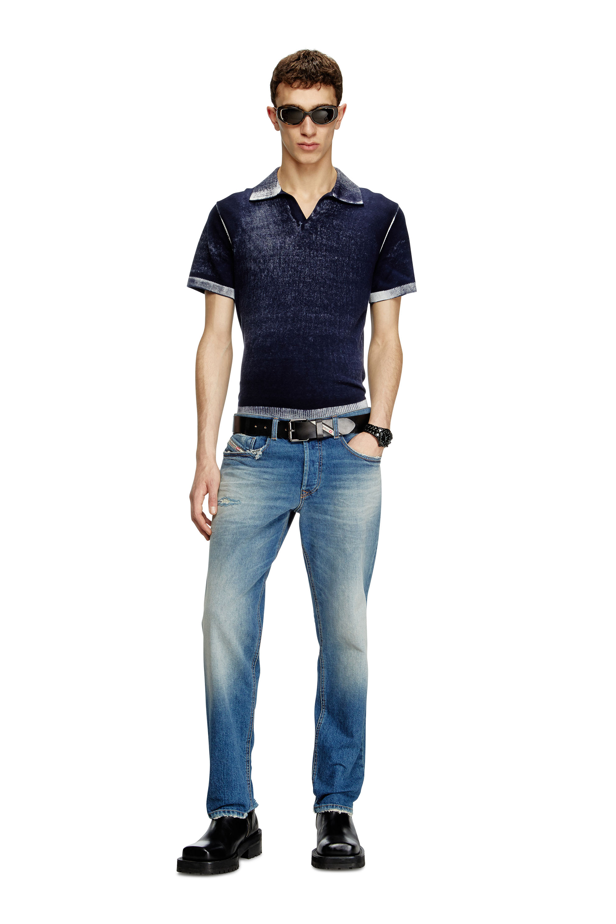 Diesel - Male's Regular Jeans 2023 D-Finitive 0BMBY, ミディアムブルー - 2