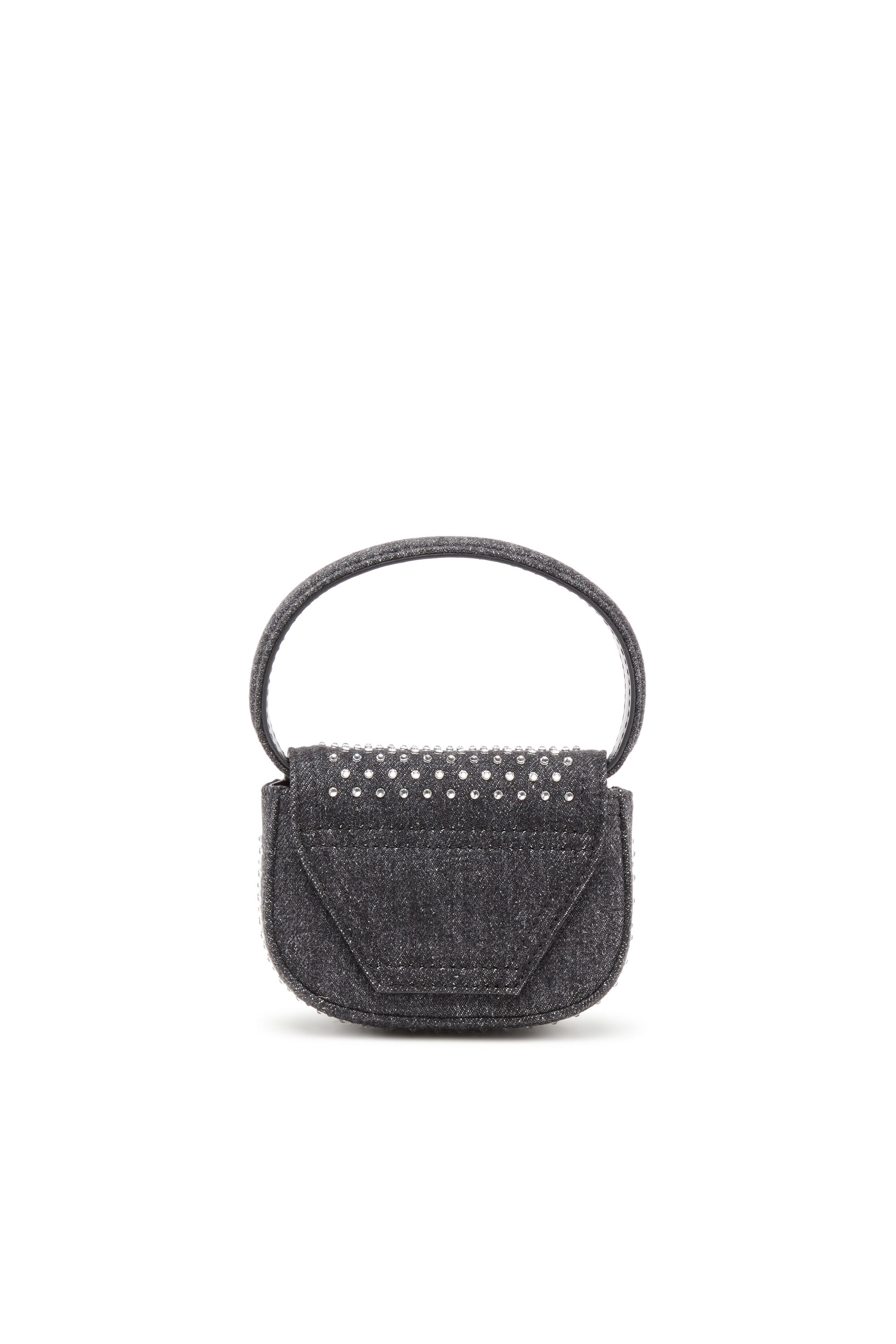 Diesel - 1DR XS, Female's 1DR Xs-Iconic mini bag in denim and crystals in ブラック - 2