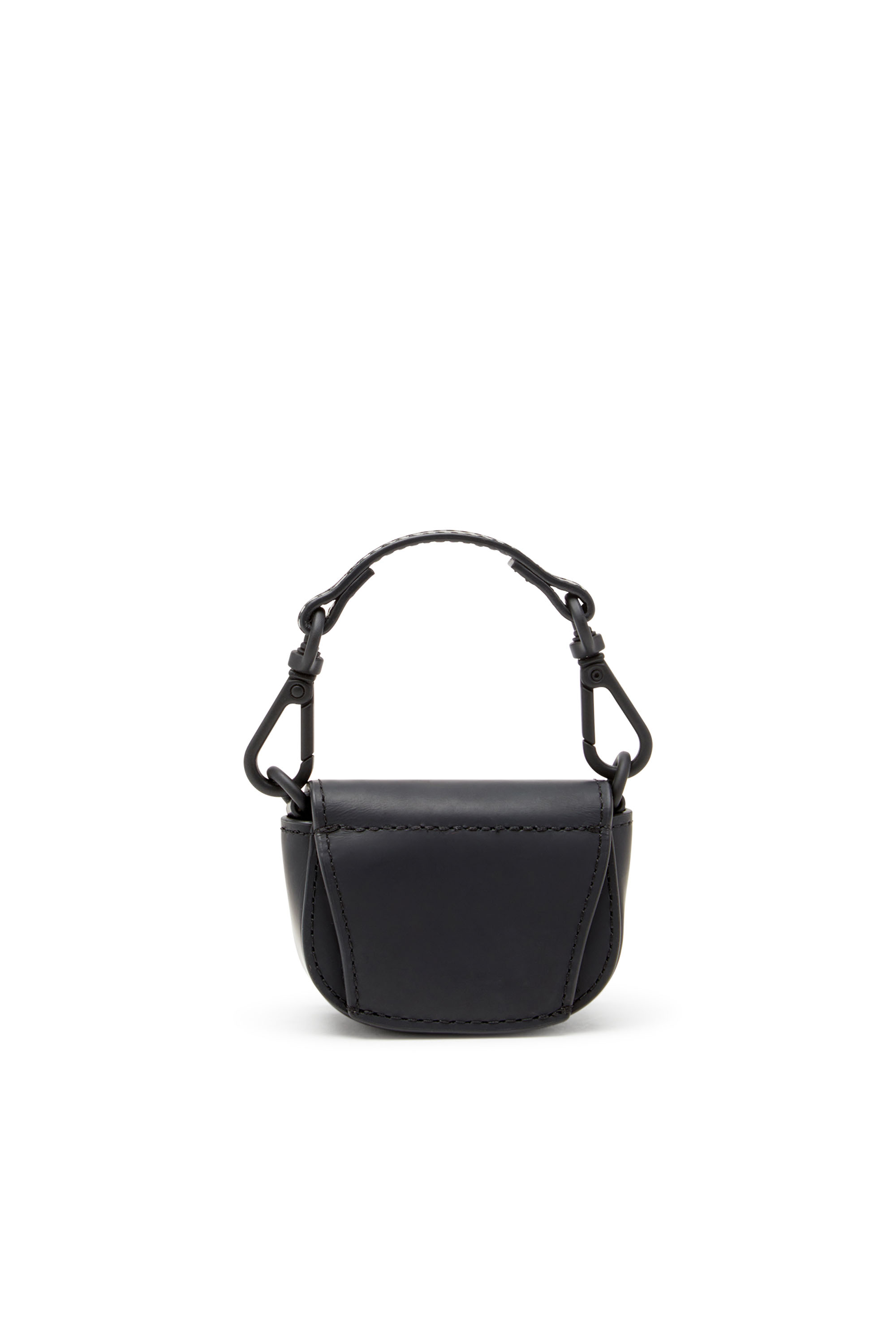 Diesel - 1DR XXS CHAIN, Female's Iconic micro bag charm in matte leather in ブラック - 2