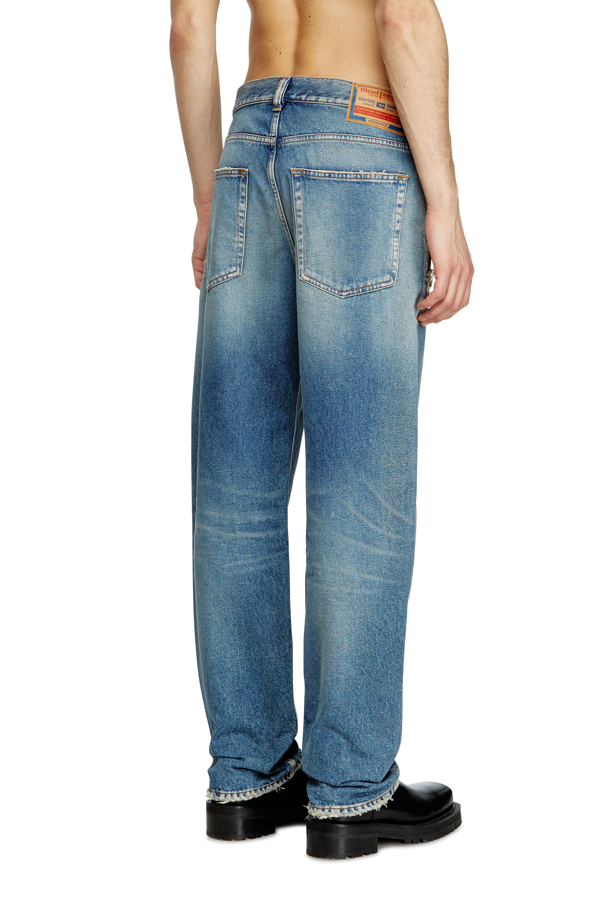 Diesel - Male's Regular Jeans 2024 D-Macs 09L43, ミディアムブルー - 4