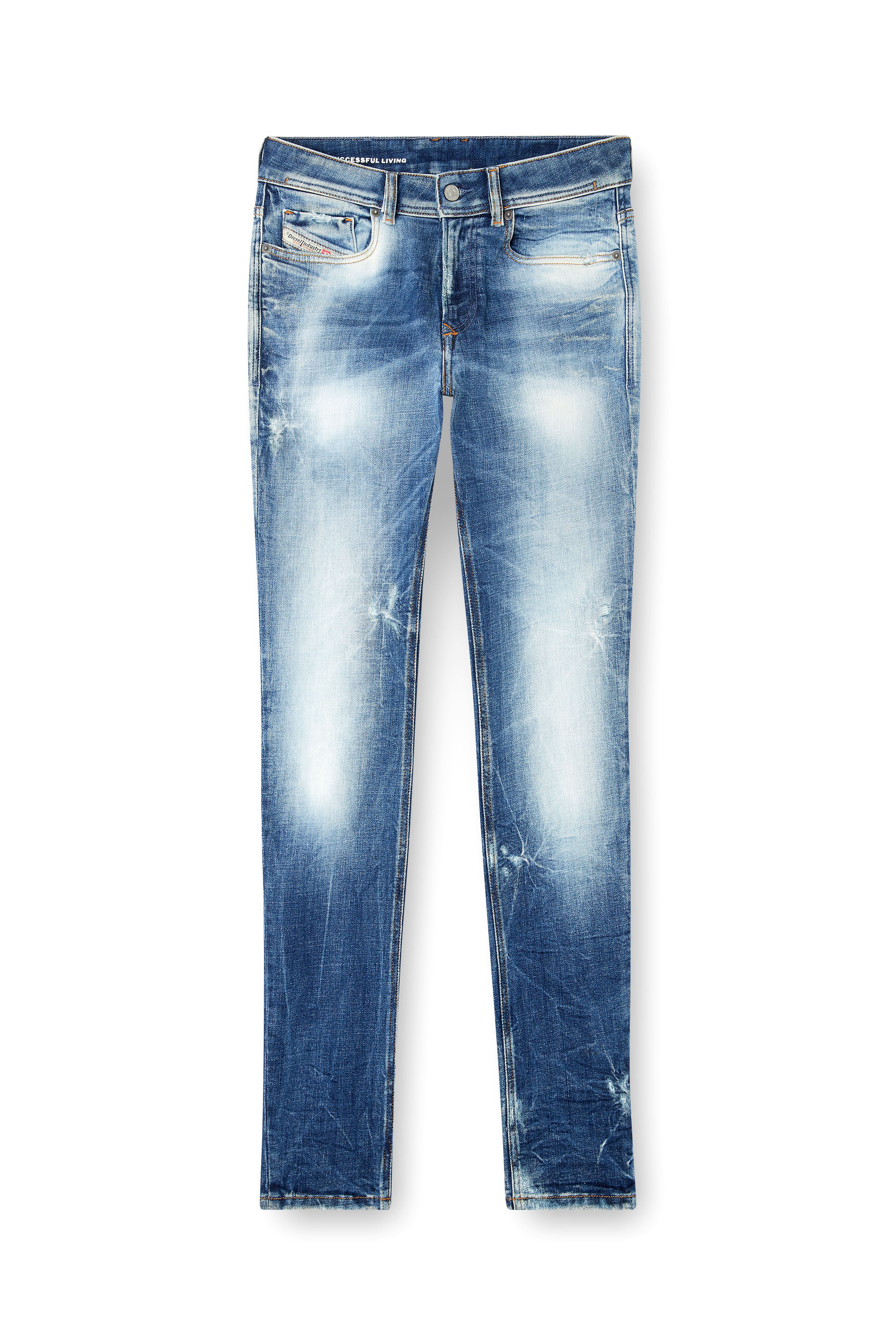 Diesel - Male's Skinny Jeans 1979 Sleenker 09M27, ダークブルー - 3