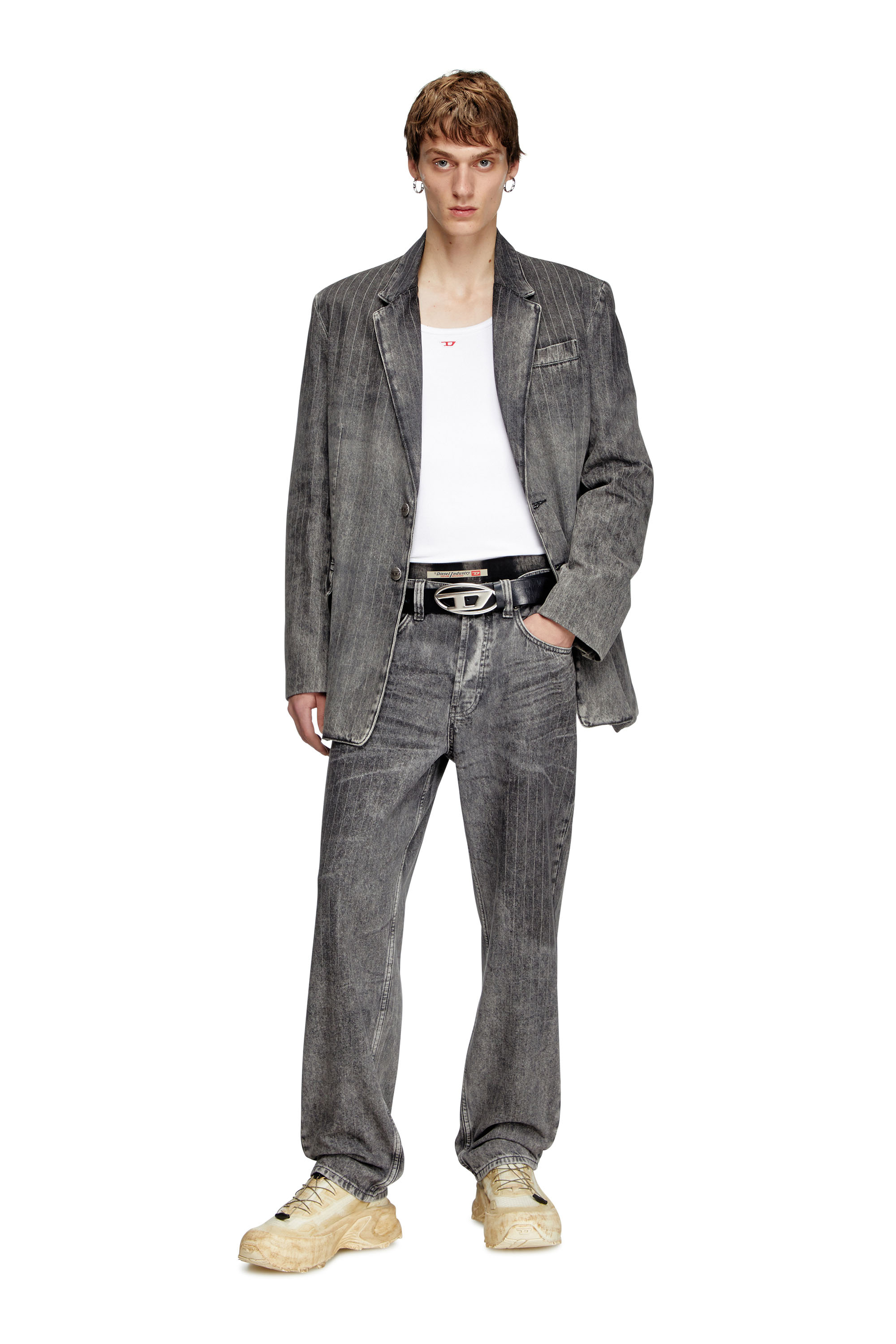 Diesel - Male's Regular Jeans 2024 D-Macs 0ABCU, ライトグレー - 2