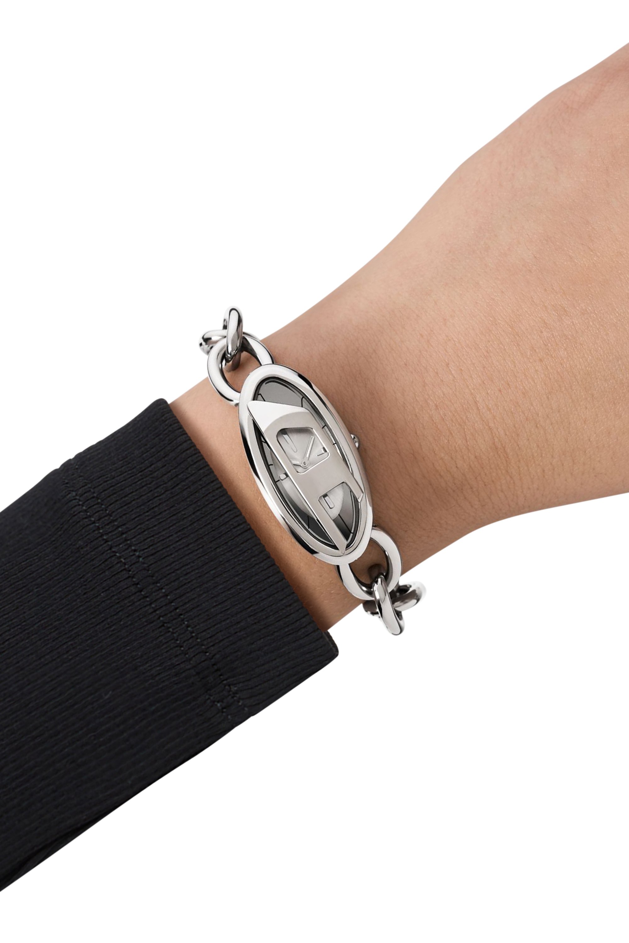 Diesel - DZ5609 WATCH, Female's D-Era Two -Hand Stainless Steel Watch in シルバー - 5
