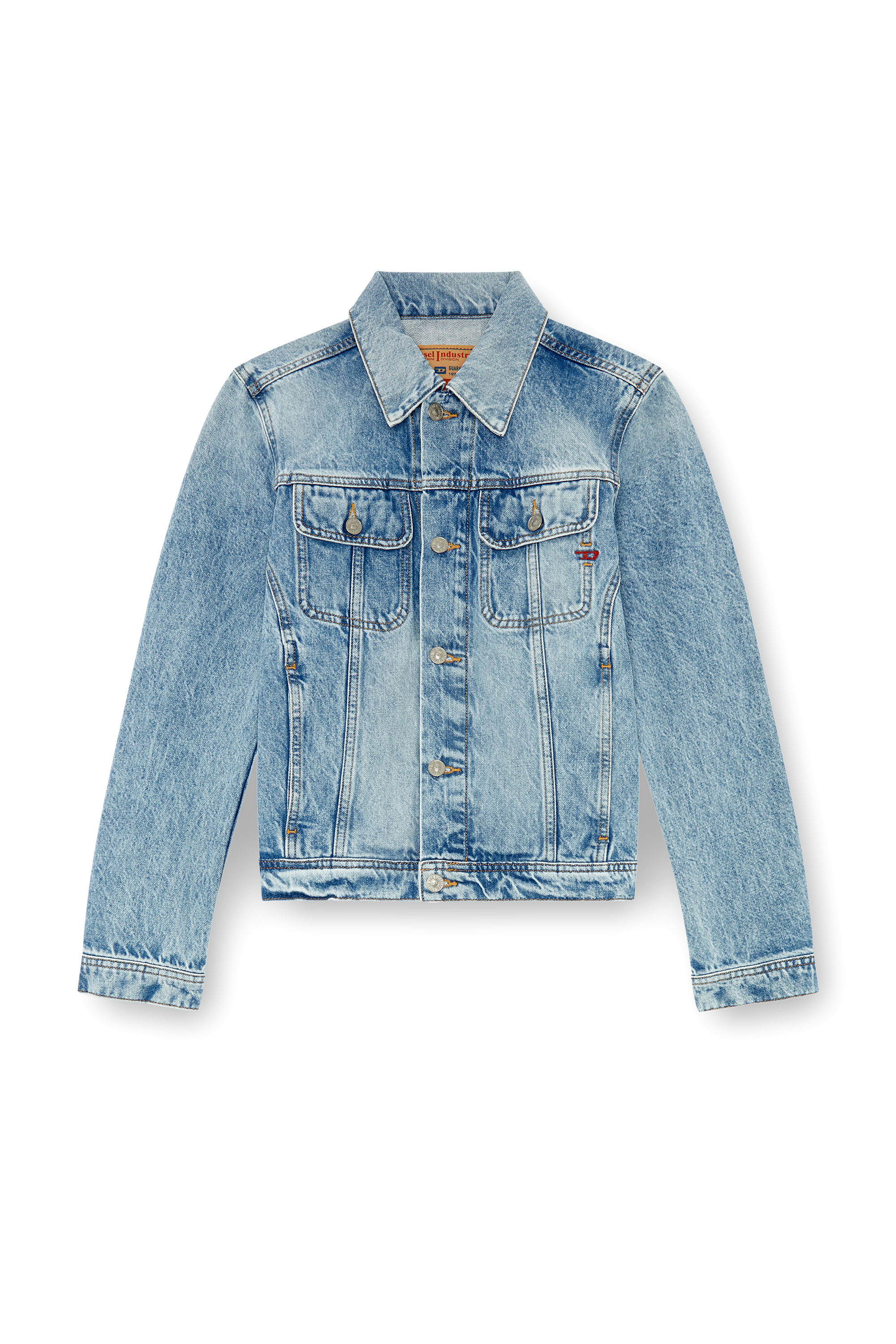 Diesel - DE-BONNY, Female's Trucker jacket in denim in ライトブルー - 3