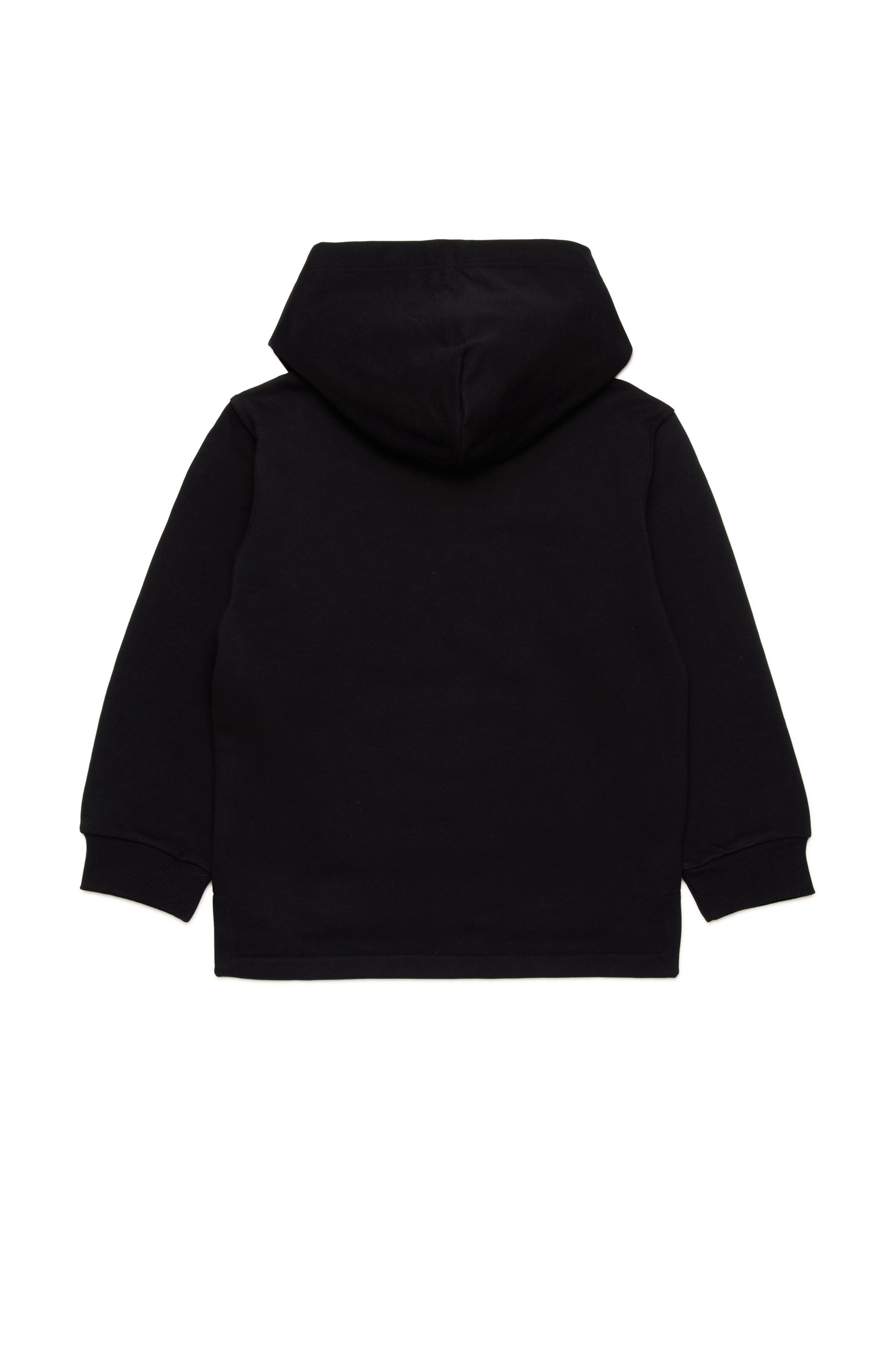 Diesel - SBAXTHOOD OVER, Male's Hoodie with superimposed logos in ブラック - 2