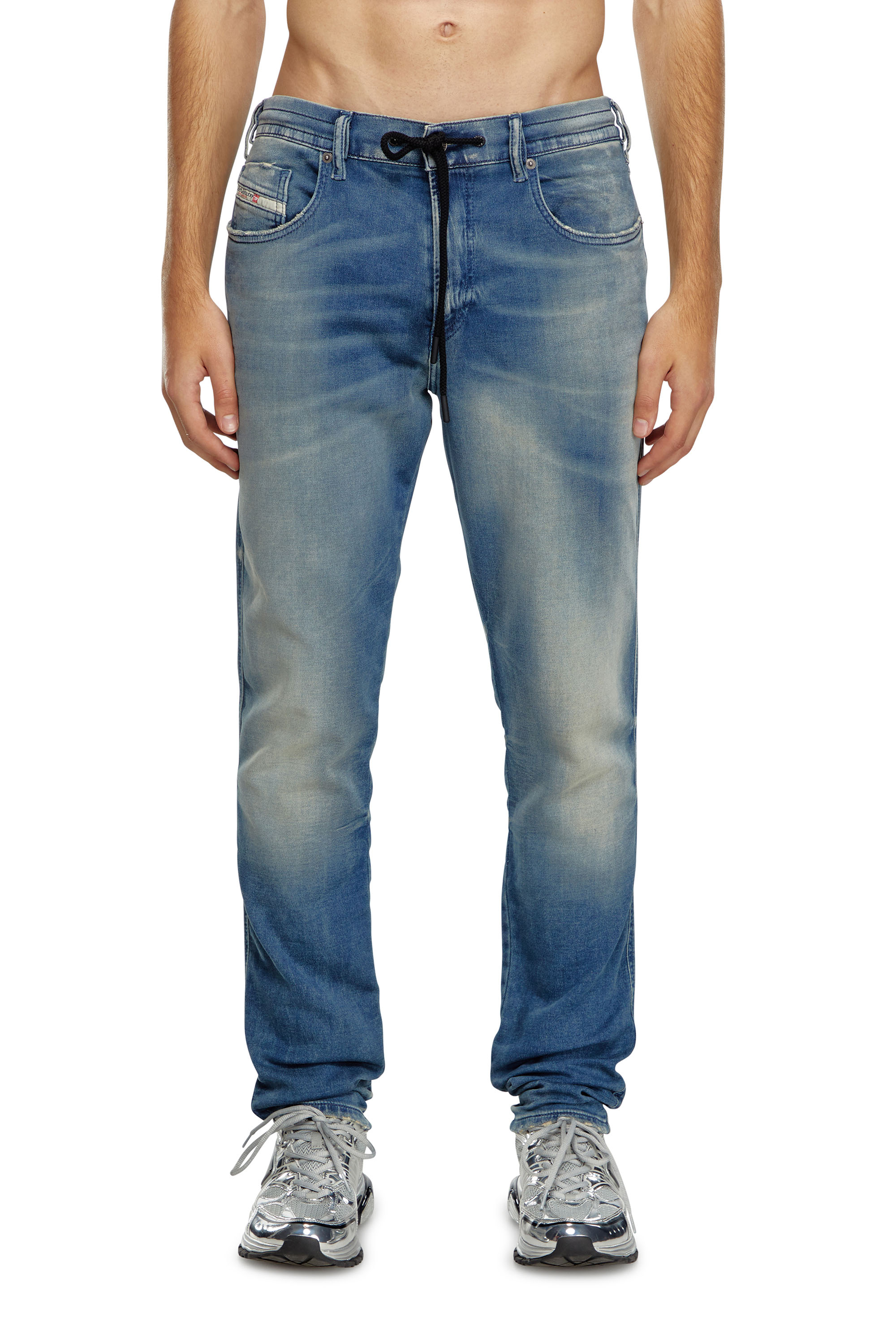 Diesel - Male's Slim 2060 D-Strukt Joggjeans® 068MG, ミディアムブルー - 1