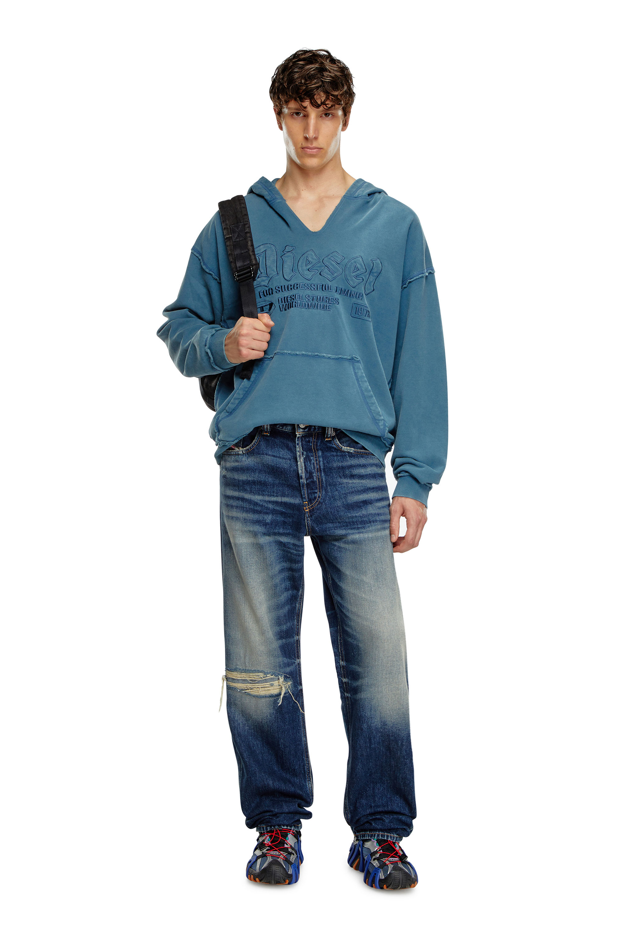 Diesel - Male's Regular Jeans 2024 D-Macs 09J95, ダークブルー - 2