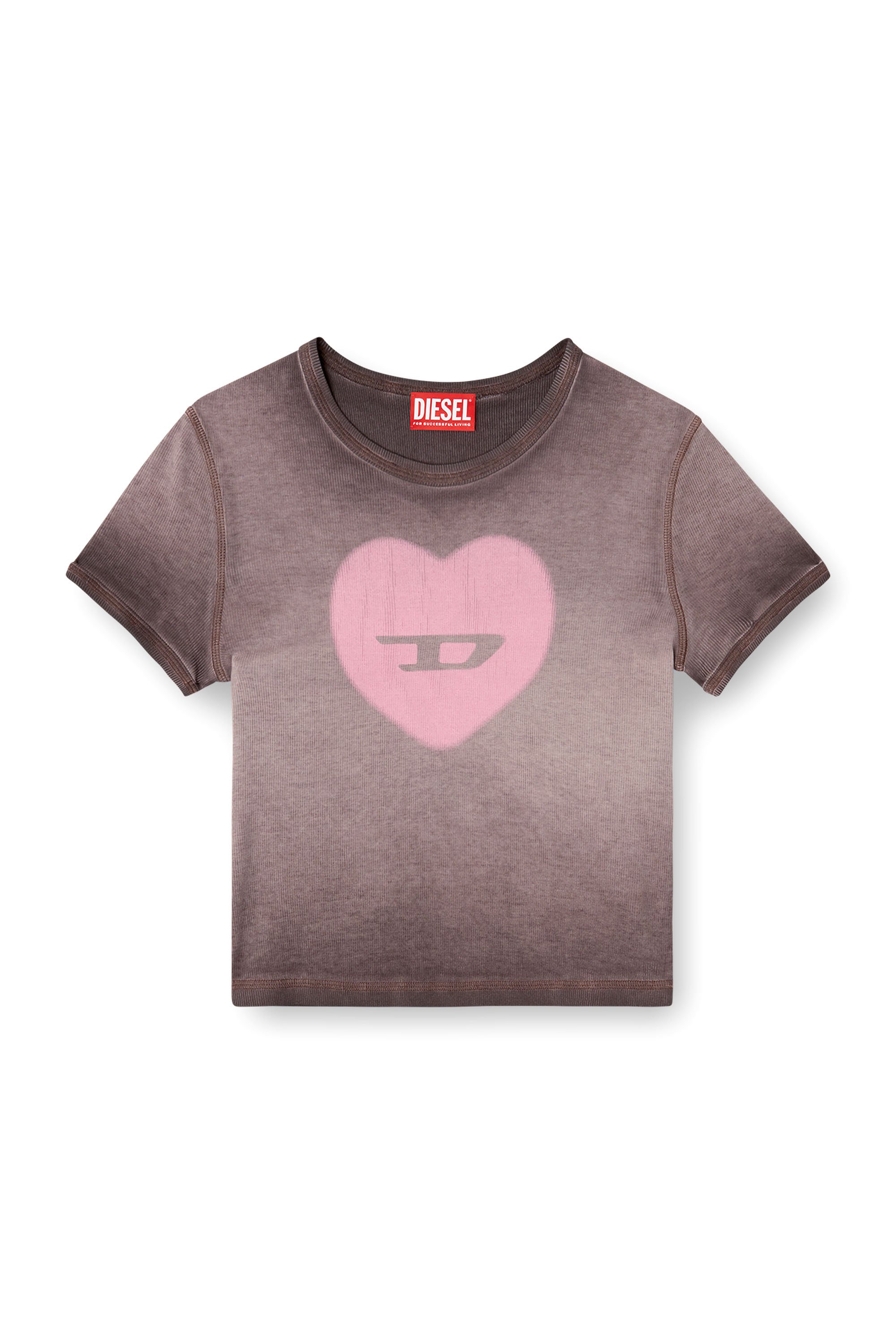 Diesel - T-ELE, Female's Tシャツ in バイオレット - 3