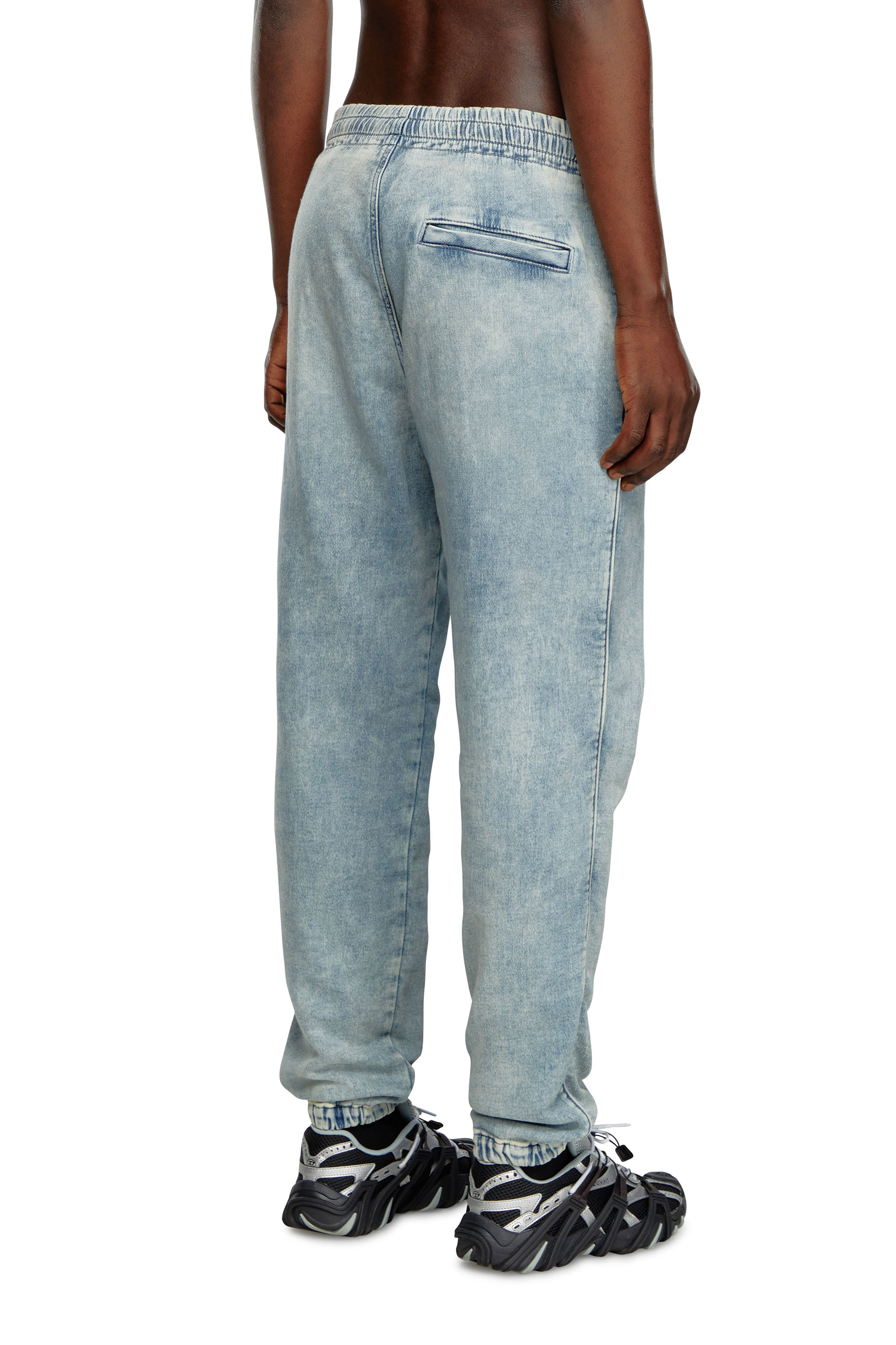 Diesel - Male's Slim D-Labb Track denim 068LU, ライトブルー - 4