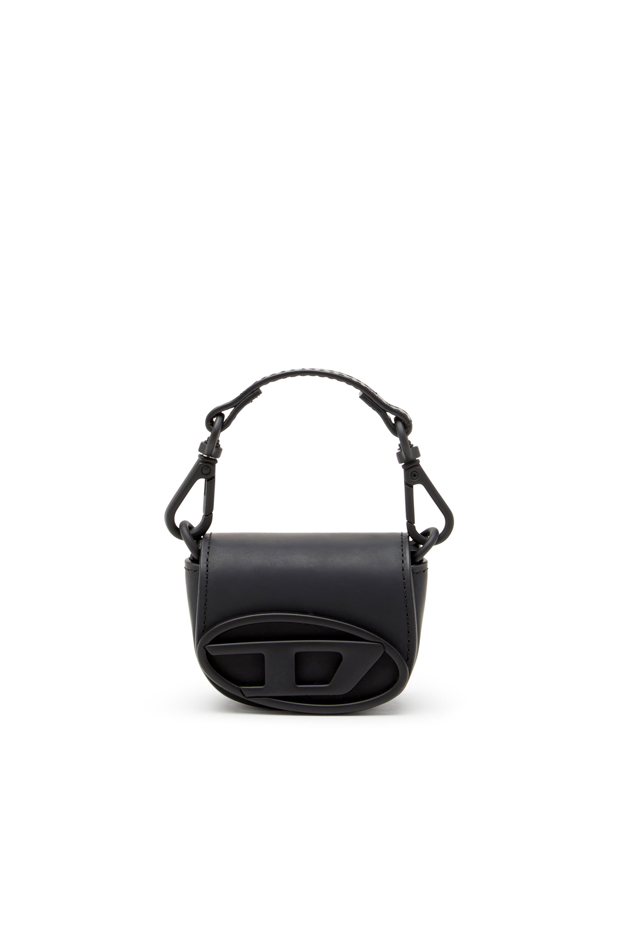 Diesel - 1DR XXS CHAIN, Female's Iconic micro bag charm in matte leather in ブラック - 2