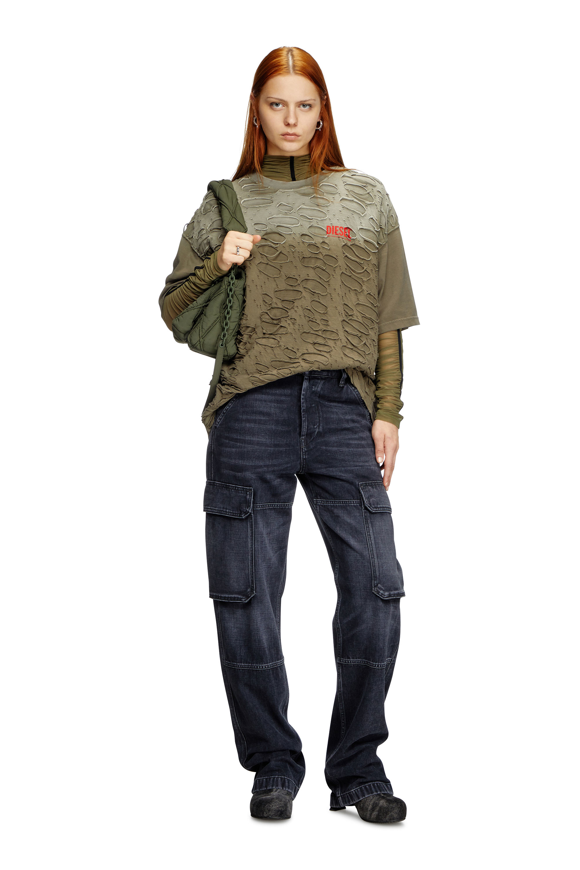 Diesel - Female's Regular Jeans D-Pot 007Z9, ブラック/ダークグレー - 2