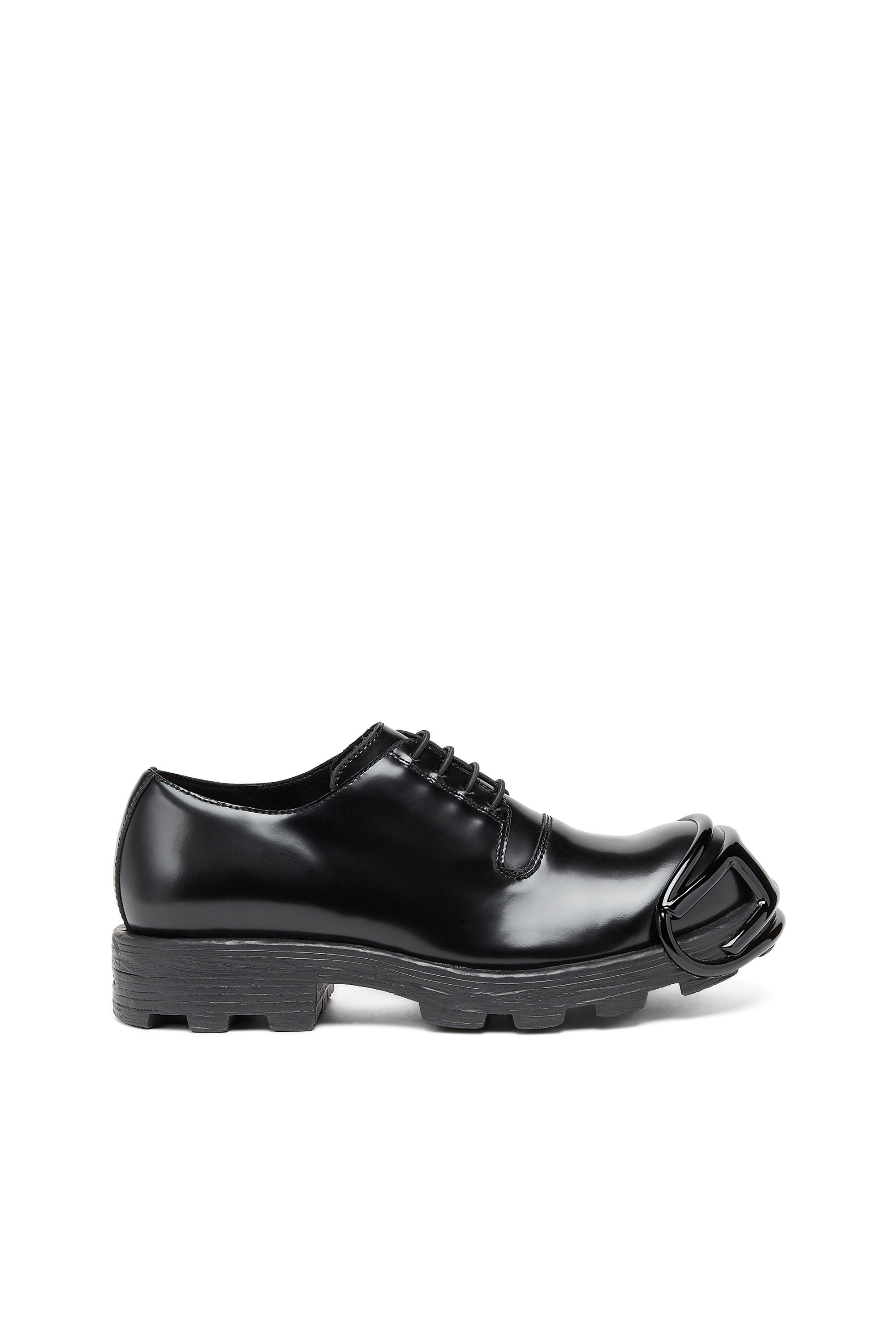 Diesel - D-HAMMER SO D, Male's カウレザーレースアップシューズ in ブラック - 1