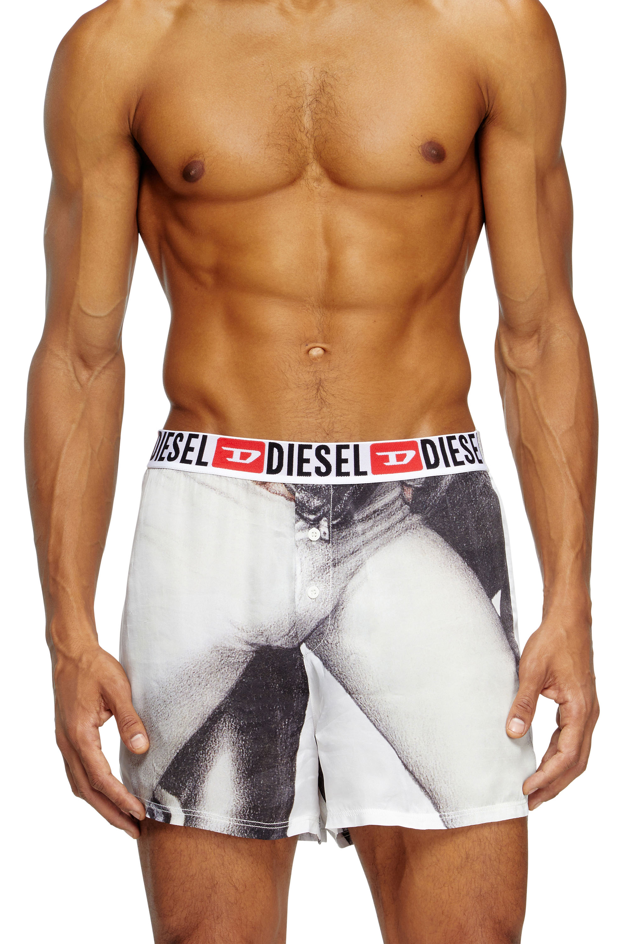 Diesel - PR-STARK, Male's Boxer shorts with graphic print in ホワイト - 2
