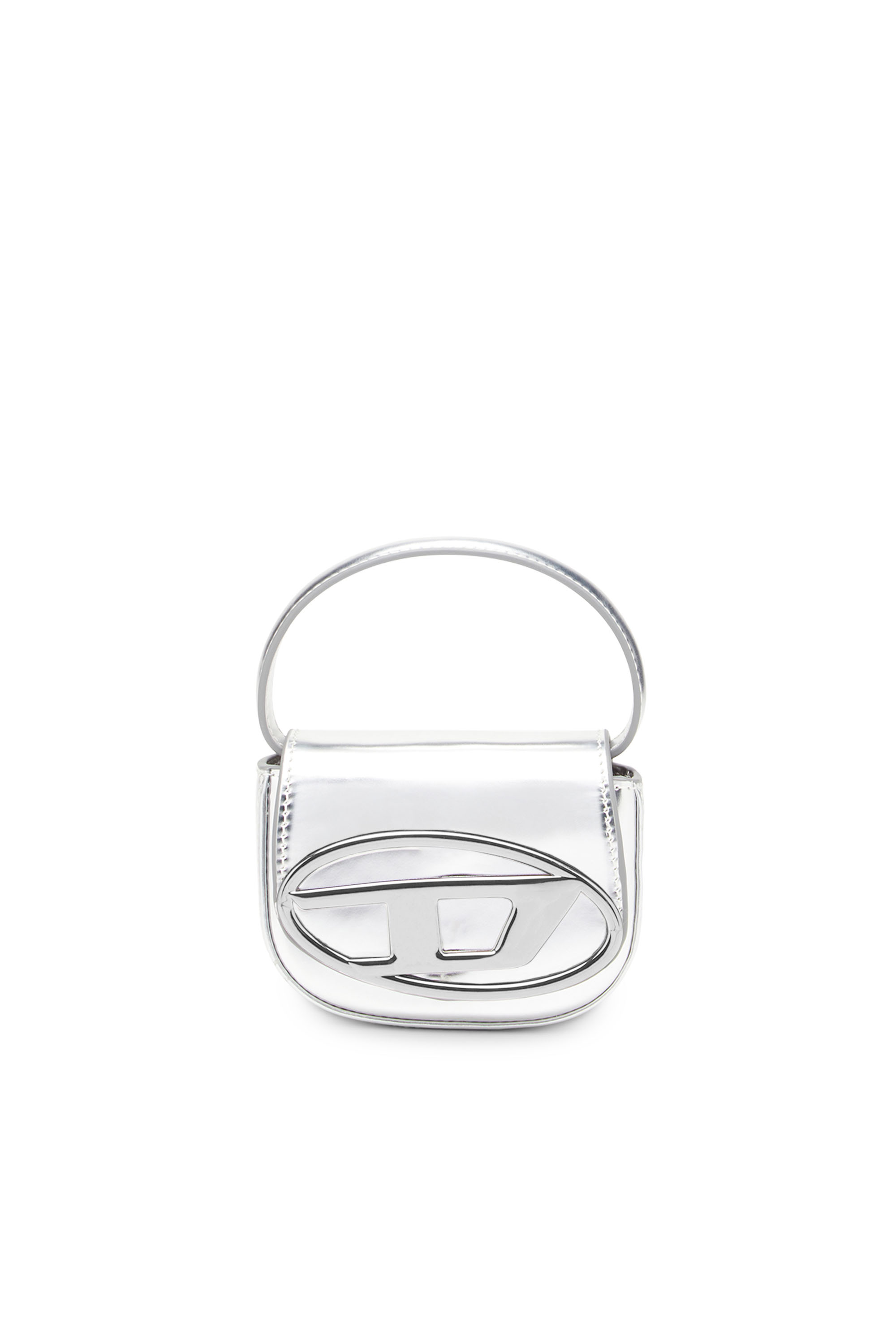 Diesel - 1DR-XS-S, Female's カウレザーショルダーバッグXS in シルバー - 1