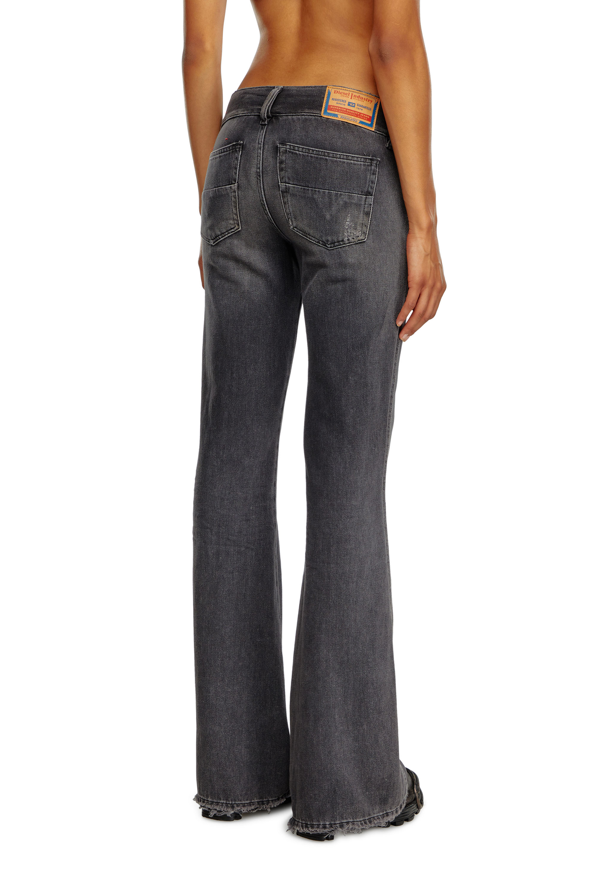 Diesel - Female's Bootcut Jeans D-Hush 09K14, ブラック/ダークグレー - 4