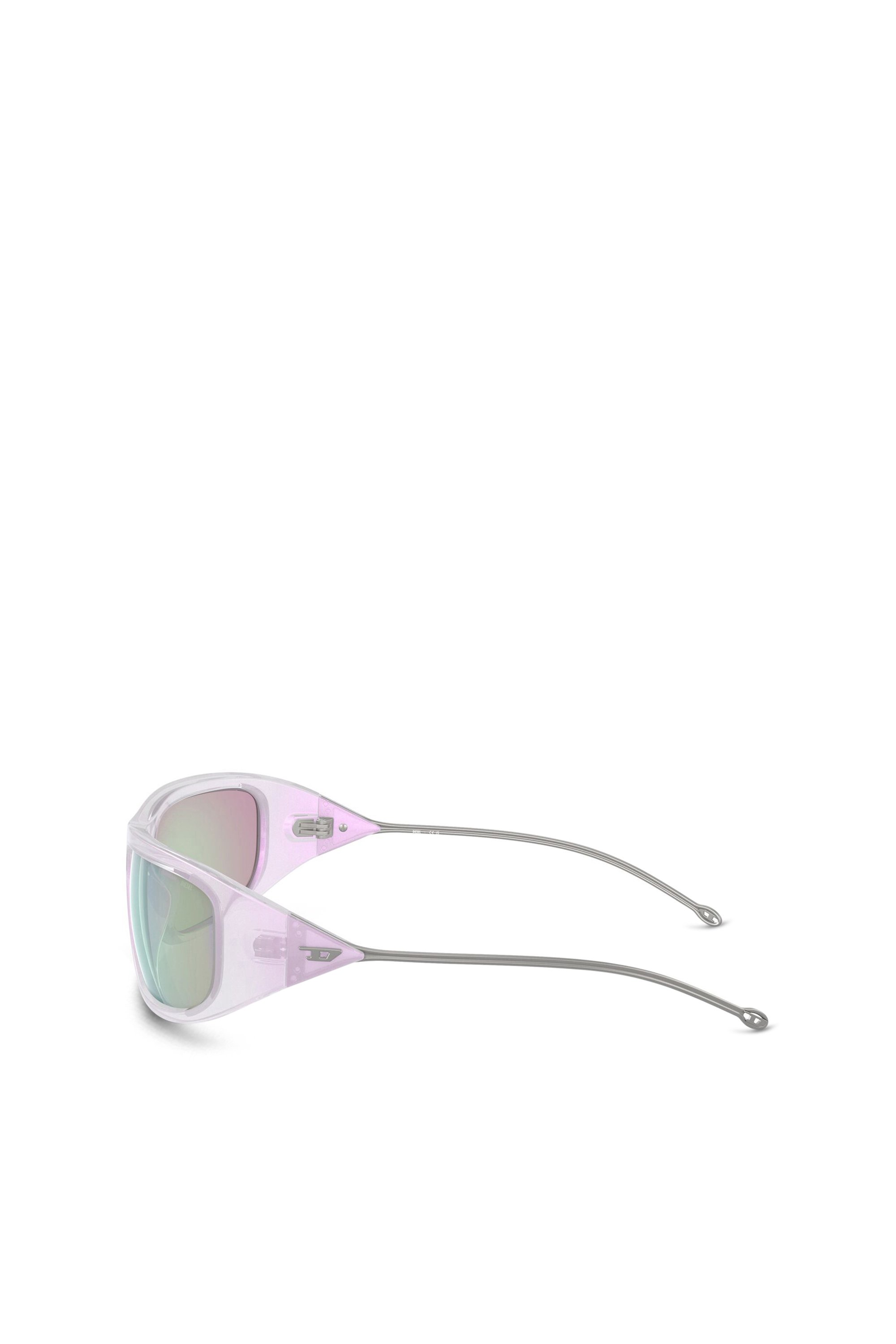 Diesel - 0DL3001 SIZE 61, Unisex's Wraparound style sunglasses in バブル - 3