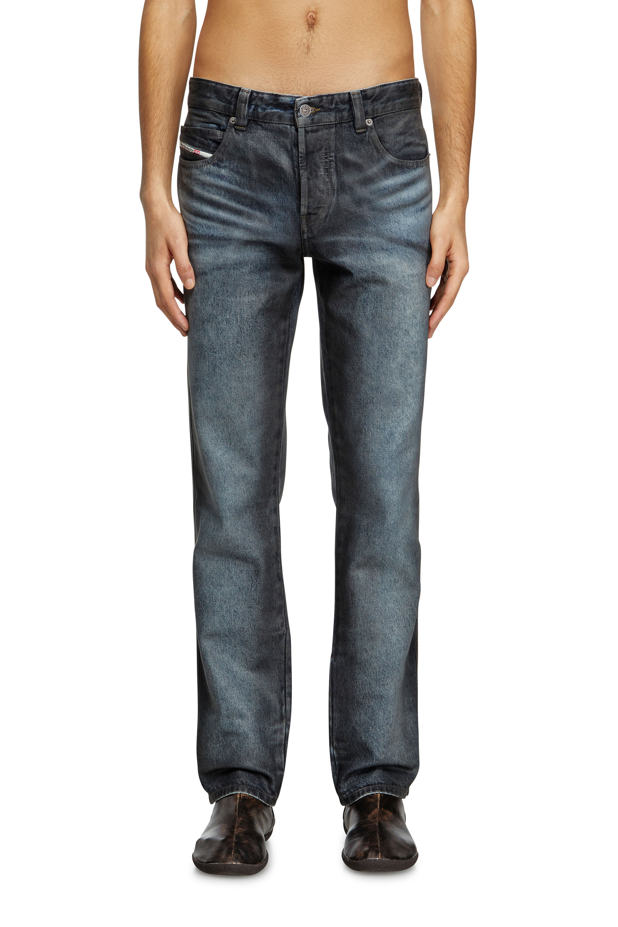 Diesel - Male's Slim Jeans 1993 D-Vyl 007BD, ブラック/ダークグレー - 1