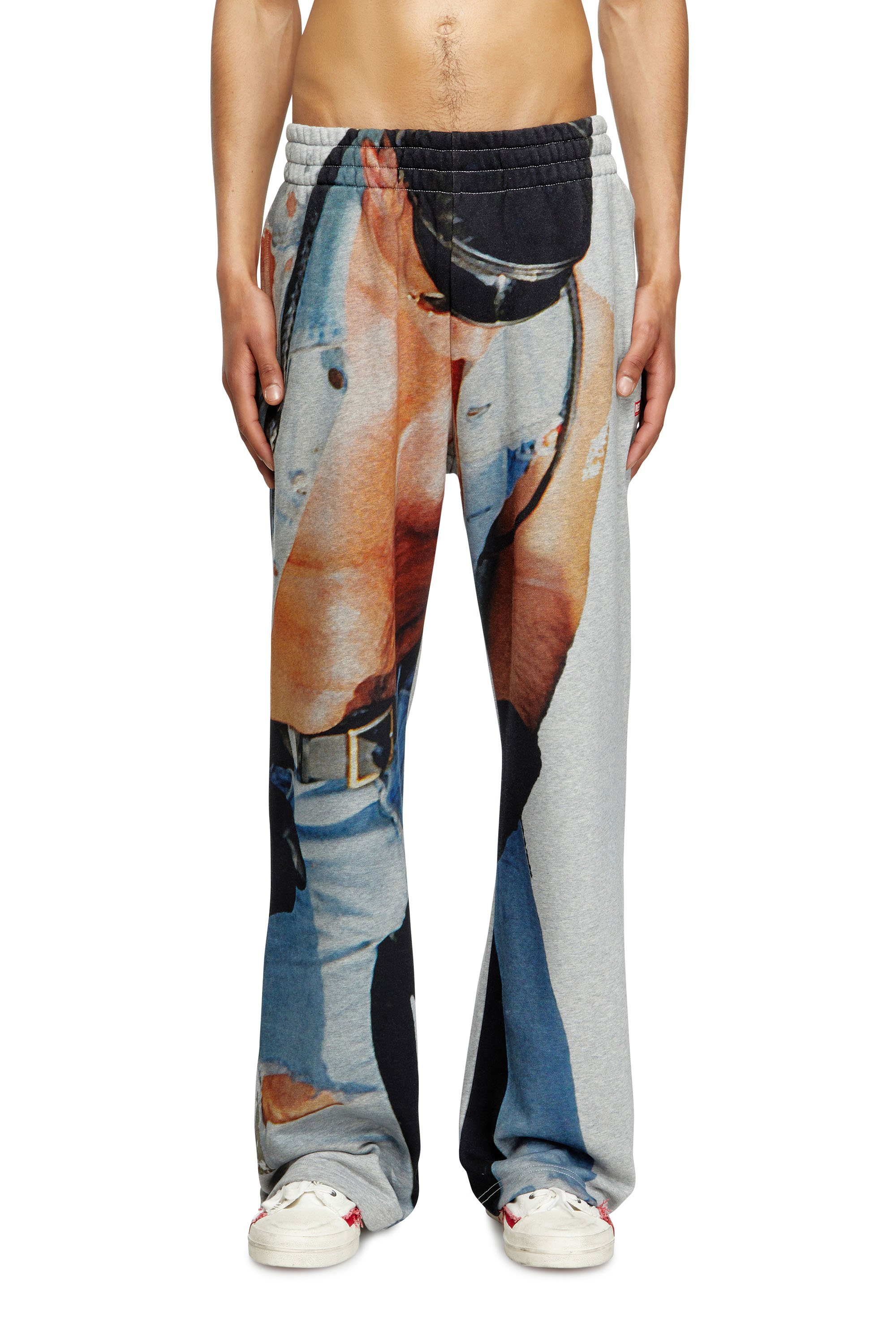 Diesel - PR-P-MARTAINS-TOM25, Unisex's Sweatpants with graphic print in グレー - 2